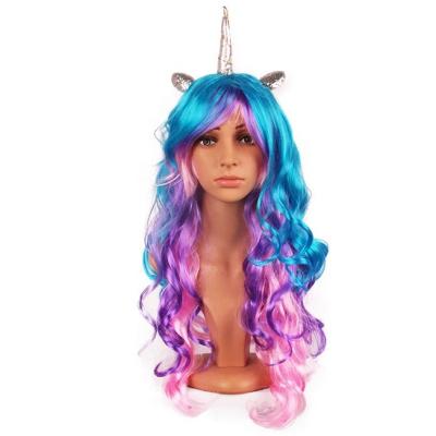 China Pony Little Horse Kids Girls Birthday Party Halloween Game Play Wigs Hair Decoration Accessories Wig Drop Shipping For Child for sale