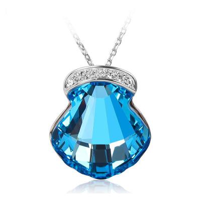 China Ref No.: 105011 Elf scallops birthstone necklaces for mom gold jewellery australia online open heart collection jewelry for sale