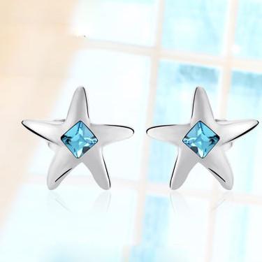 China Ref No.: 406034 Starfish Earring buy silver jewellery online australia biker jewelry for sale