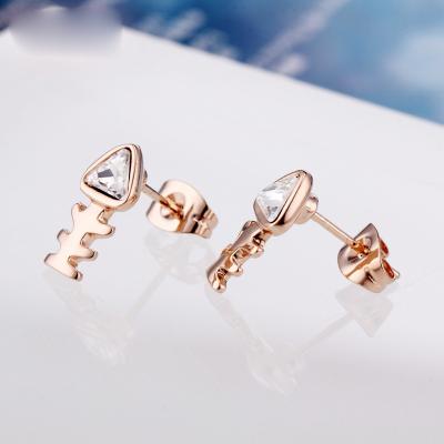 China Ref No.: 406051 Smart Fish Earring gold heart jewellery choker jewelry for sale