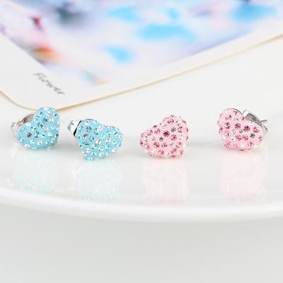 China Ref No.: 408001 Romantic Heart Earring home shop jewellery cookie jewelry for sale