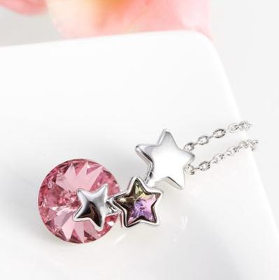 China Ref No.: 109017 Beautiful stars red necklaces for women jewellery stores australia crystals in jewelry for sale