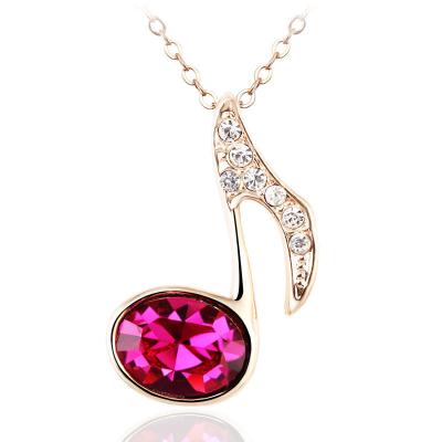 China Ref No.: 140202 Beat melody Necklace  crystal jewellery brands wholesale designer fashion jewelry for sale