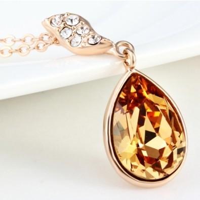 China Ref No.: 140203 New dawn dew Necklace  crystal jewellery warehouse wholesale designer inspired jewelry for sale