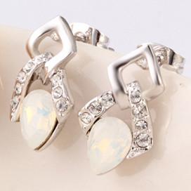 China Ref No.: 440212 Heart buckle Earring ladies costume jewellery cynthia jewelry for sale