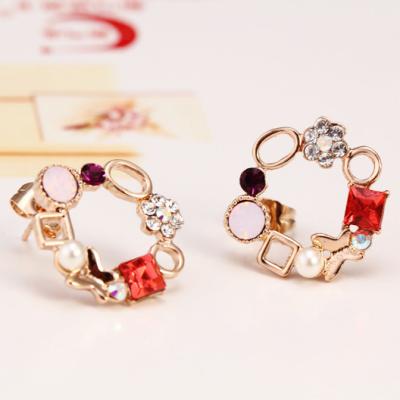 China 440214 Color River Dream Earring-beautiful crystal jewelry-accessory wholesale for european jewellery brands/au jewelers for sale