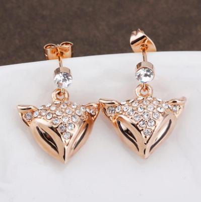 China Ref No.: 440224 beauty Fox Earring opal jewellery online eternal jewelry for sale