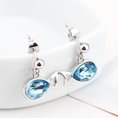 China Ref No.: 440233 Fish Wizard Earring real orchid jewellery fine fashion jewelry for sale