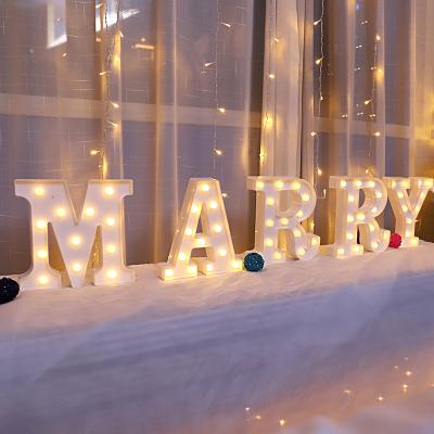 China Indoor Festival Decoration 26 Letters 10 Number Love Modeling Led Night Lights For Wedding Propose Birthday Party Alphabet Lamp Modeling Lamp for sale