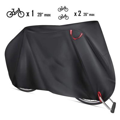 China Outdoor Storage Luxury Upgraded Waterproof Bicycle Cover Thicken Heavy Duty Outdoor Bicycle Cover for sale