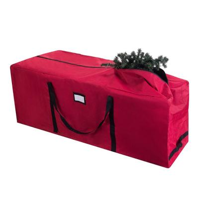 China 100% Eco-friendly 600D Oxford Canvas Removal Heavy Duty Christmas Trees Bag Decoration Storage 7.5 With Wheels for sale