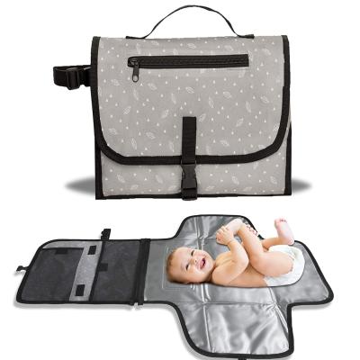 China 100% Portable Baby Changing Mat Waterproof Changing Diaper Pad High Quality Baby Diaper Pad Eco-friendly Changing Mat Travel for sale