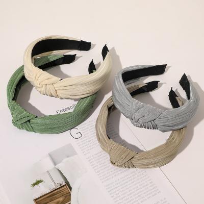 China RARA Fashion Women's Wholesale Simple Fabric Tied Hairband Headband Hair Accessories Ladies for sale