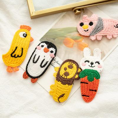 China Newest Korean Style Fabric RARA Hair Pins Hair Accessories Cute Soft BB Animal BB Hair Clips For Girls for sale