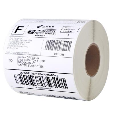 China Custom Heat Sensitive Adhesive Paper Stickers Roll Direct Updraft 4x6 Labels Printer Barcode Labels Roll Shipping Labels 100x150 for sale