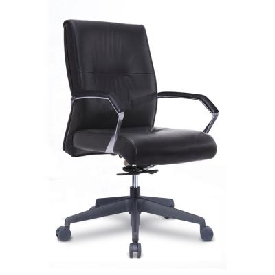 China PA (Height) Adjustable Synthetic Leather Locking-Tilt Low Executive Director Chair With Armrests for sale