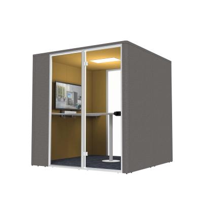 China ONLEAD Booth Meeting Pod Soundproof Acoustic Office Soundproof Private Pods Booth Telephone Booth for sale