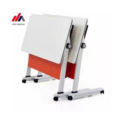 China Hot Sale Foldable Folding Desk Leg For Room Table Mobile Office Small Training Workstation for sale