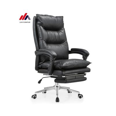 China Revolving.Adjustable (Movable Height Office Task Chair Leather High Back Executive Chair For Office for sale