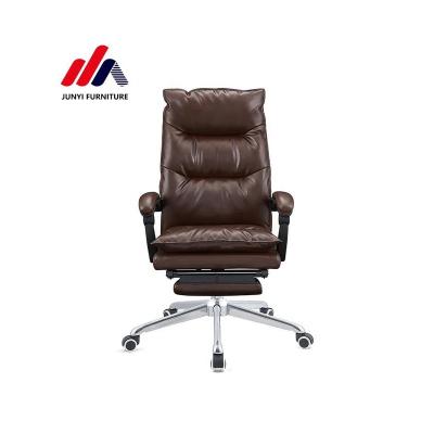 China Revolving.Adjustable (Boss Ceo Luxury Ergonomic Office Chair Visitor Meeting Height High Leather Chair for sale