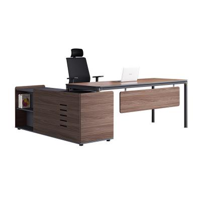 China Convertible Director In Charge Desk Simple Modern Office Boss Table And Chairs Combination President Table Large Class Office Furniture for sale