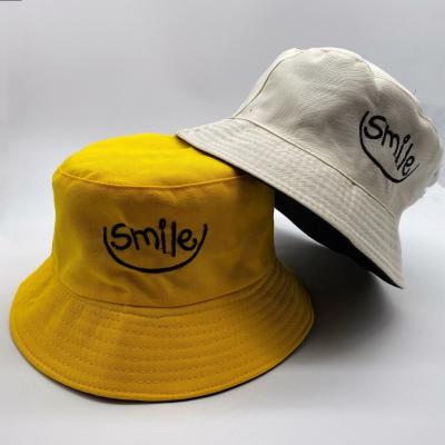 China 2021 New Multi Developed Custom Logo Image Embroidery Color Cotton Cloth Hat Unisex Fishing Fisherman Bucket Hat for sale