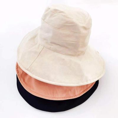 China Newcomer Character Reversible Bucket Hat Navy Blue Corduroy Plain Women Nylon Pink White Cotton Custom Made for sale