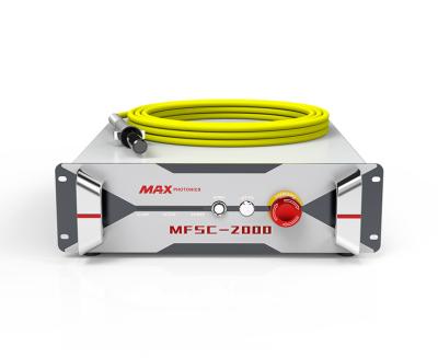 China MAX MFSC-2000W Fiber Laser Source Continuous Fiber Lasers Module Laser Source for Fiber Laser Cutting Marking Machine for sale