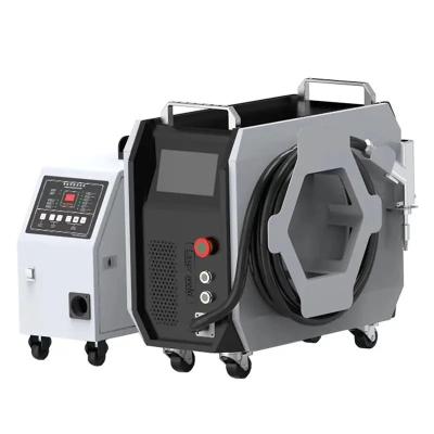 China 700w 1500w Portable Laser Welding Machine With Air Cooled for Construction Sheet Metal Industry for sale