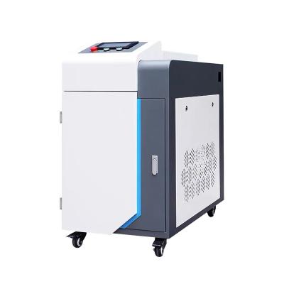 China MAX Laser Gun Head power 3000 Watt Metal Paint Rust Removal Laser Cleaning Machine for Industrial Surface Cleaning for sale