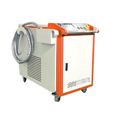 China 550mm*450mm*650mm 1000 Watt Rust Removal Laser Cleaning Machine 2021 Best 4in1 Rust Cleaning Laser for sale