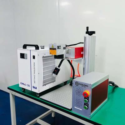 China Mini Portable Desktop 3D Fiber UV Laser Marking Machine for Plastic Acrylic Metal Gold Pratt Fast and Accurate Markin for sale