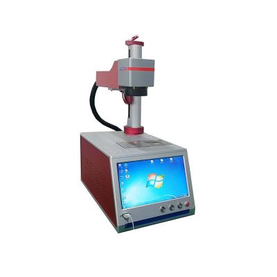 China Raycus Laser Source 30W Metal Fiber Laser Marking Machine for Speed AI Graphic Format Marking and Engraving for sale