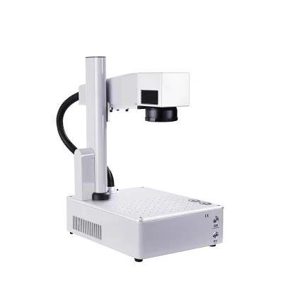 China 20w 30w Enclosed Fiber Laser Marking Machine for Jewelry Pulsed Mode Field Maintenance and Repair Service After Service for sale