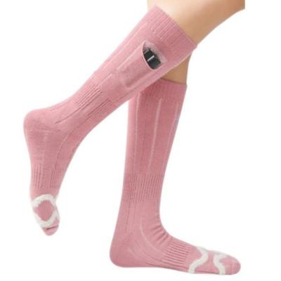 Chine Chaussettes chauffantes à piles en coton 3.7V 2200mAh durables à vendre