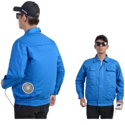 Cina Giacca estiva per saldatura di raffreddamento casual Gilet di raffreddamento unisex alimentato a batteria 5V in vendita