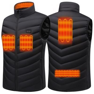 Chine Gilet chauffant électrique intelligent à batterie 7.4V motif Patchwork en fibre de Polyester à vendre