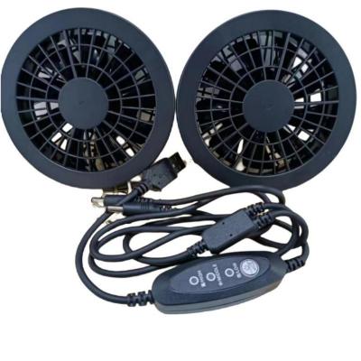 中国 Plastic ABS Jacket Cooling Fan 5V 9 Blades Chinese Brush Motor 販売のため