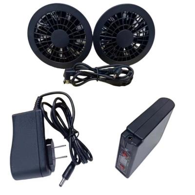 China 7.4V 6400mAh Battery Fan Set Jacket Cooling Fans KC PSE Including Charger zu verkaufen