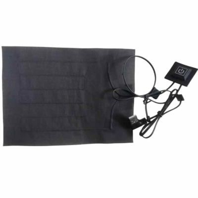 China Pad de calefacción de ropa personalizada 15x20cm 5V con interruptor para ropa caliente en venta