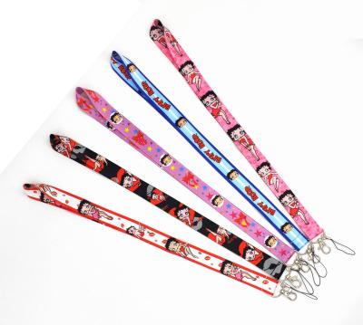 China Anime Cartoon Lanyard Universal Crossbody Length Adjustable 46cm Mobile Phone Strap, Phone Neck Strap for sale