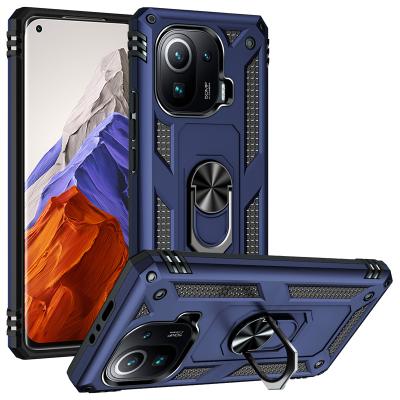 China MI 12 Ultra Defender 11T Pro 10T 11 10 Magnetic Holder MI 11 lite 5g Armor Shockproof Back Case With Car Shock Mount for xiaomi for sale