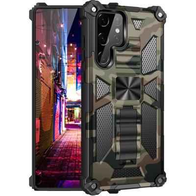 China Shockproof Galaxy S22 plus S20 Fe S22+ Ultra Military Kickstand Phone Cover Heavy Duty Shockproof Cases S21 For Samsung for sale