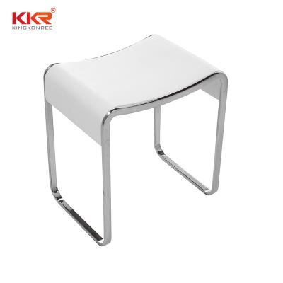 China soft & Hot-selling soft solid stone bathroom stools shower stools outdoor item for retail with high-end quality for sale