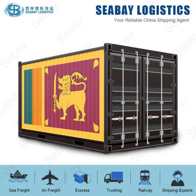 China Professional Amazon China FBA Sea Freight Shenzhen Freight Forwarder to Sri Lanka Sri Lanka Door to Door Sea Freight for sale