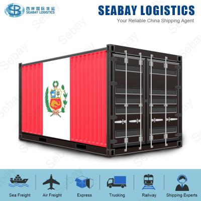 China Shenzhen Guangzhou Zhejiang Qingdao Xiamen China Ocean Freight Forwarder Freight Rates To Peru Callao Matarani Paita Lima for sale