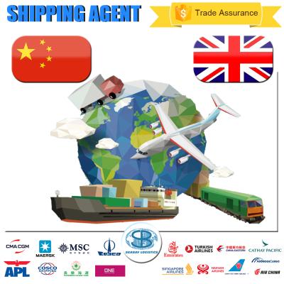 China Shenzhen Guangzhou Zhejiang Qingdao Xiamen Air Freight Forwarder Express Sea Shipping Door To Door China UK UK for sale