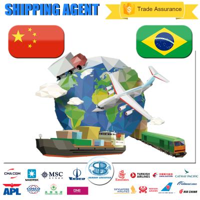 China freight forwarder from China to Brazil Santos Itajai Rio de Janeiro fast delivery logistics by sea/air shipping freight forwarder for sale