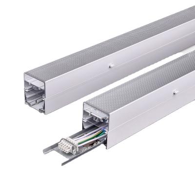 China Seamless Hold & Game LED Trunking Linear Strip System LED Channel Continuous Suspended Architectural Direct Indirect Indirect Linear Light for sale