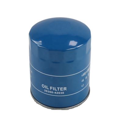 China PU& Filter Paper Fuel Filter Auto Parts Oil Filter For 26300-42030 for sale